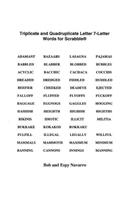 Triplicate and Quadruplicate Letter 7-Letter Words for Scrabble