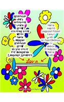 Gratitude Diary Notebook Learn Grow Coloring Book Write Then Imagine Gratitude Grow as You Color for Hungarian Language Speakers