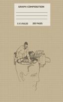 Fixing the Brain Graph Composition Notebook/200 Pages/5 X 5 Ruled