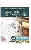 Jack Russel Coloring Book for Adults Relaxation Meditation Blessing