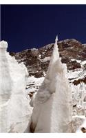 Cool Penitentes Snow Ice Formations Journal: 150 Page Lined Notebook/Diary