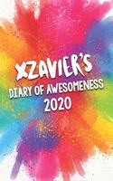 Xzavier's Diary of Awesomeness 2020: Unique Personalised Full Year Dated Diary Gift For A Boy Called Xzavier - Perfect for Boys & Men - A Great Journal For Home, School College Or Work.