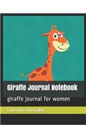 Giraffe Journal Notebook