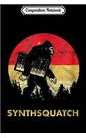 Composition Notebook: Bigfoot Synthesizer Analog - Sasquatch Synth Nerd Journal/Notebook Blank Lined Ruled 6x9 100 Pages