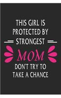 This girl is protected by a strongest mom don't try to take a chance