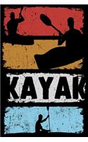 Kayak - Notebook: Notebook or Diary with Dot-Grid 120 Pages 6x9 Inches