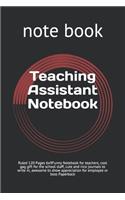 Teaching Assistant Notebook