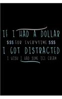 If I had a dollar for evertime I got distracted: Food Journal - Track your Meals - Eat clean and fit - Breakfast Lunch Diner Snacks - Time Items Serving Cals Sugar Protein Fiber Carbs Fat - 110 pag