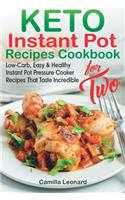 KETO INSTANT POT RECIPES COOKBOOK for TWO