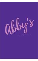 Abby's Notebook