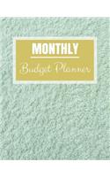 Monthly Budget Planner: Blue Sky Cloth Surface Design Budget Planner Book With Calendar 2018-2019 Income List, Monthly Expense Categories and Weekly Expense Tracker Monday 