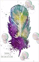 Journal One Line at a Time: Distressed Notepad Diary 6 X 9 Planner Notes, Sketching and Daily Writing for Women, Girls and Teens