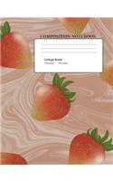 Strawberries Composition Notebook