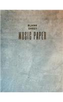 Blank Sheet Music Paper: 8.5 x 11 blank sheet music paper for composing your own music from anywhere