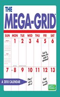 Mega-Grid 2018 Wall Calendar
