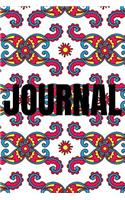 Paisley Background Lined Writing Journal Vol. 9: Promoting Creativity Through Journaling...One Day at a Time(9 Paisley)