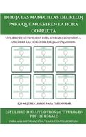 Los mejores libros para preescolar (Dibuja las manecillas del reloj para que muestren la hora correcta)