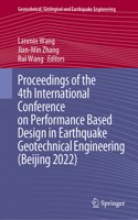 Proceedings of the 4th International Conference on Performance Based Design in Earthquake Geotechnical Engineering (Beijing 2022)