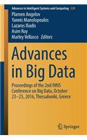Advances in Big Data
