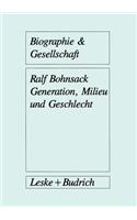 Generation, Milieu Und Geschlecht