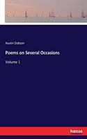 Poems on Several Occasions: Volume 1