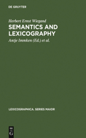 Semantics and Lexicography