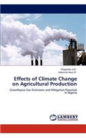 Effects of Climate Change on Agricultural Production