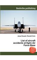 List of Aircraft Accidents at Eglin Air Force Base