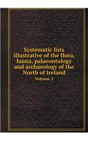 Systematic lists illustrative of the flora, fauna, palaeontology and archaeology of the North of Ireland Volume 2: (English)