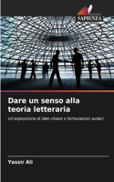 Dare un senso alla teoria letteraria