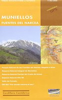 MUNIELLOS. FUENTES DEL NARCEA. MAPA EXCURSIONISTA Y TURISTICO 1:50.000