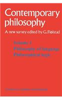 Tome 1 Philosophie Du Langage, Logique Philosophique / Volume 1 Philosophy of Language, Philosophical Logic