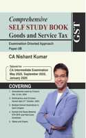 Comprehensive Self Study Book Goods and Service Tax for CA Intermediate | May 2025 | September 2025 | January 2026