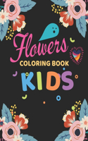 Flowers coloring book kids