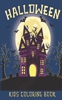 Halloween Kids Coloring Book