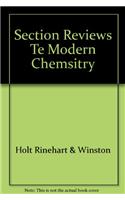 Section Reviews Te Modern Chemsitry