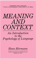 Meaning and Context