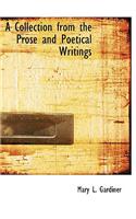 A Collection from the Prose and Poetical Writings: (English)