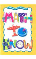Math to Know: A Mathematics Handbook
