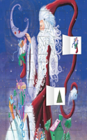Santa and the Moon advent calendar (with stickers)