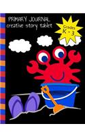 Primary Journal Creative Story Tablet Grades K - 3