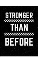 Stronger Than Before