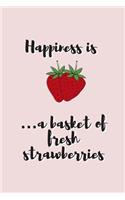 Happiness Is ...A Basket Of Fresh Strawberries