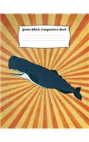 Sperm Whale Composition Book