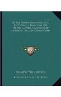 Of The Power, Operation, And Exceedingly Beneficial Use Of The Glorious Alchemical Antidote Termed Potable Gold: (English)