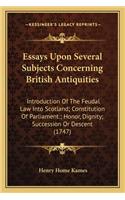 Essays Upon Several Subjects Concerning British Antiquities