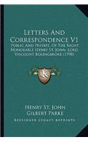 Letters And Correspondence V1: Public And Private, Of The Right Honorable Henry St. John, Lord Viscount Bolingbroke (1798)(English)