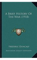 Brief History Of The War (1918)