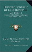 Histoire Generale De La Philosophie V3, Part 2