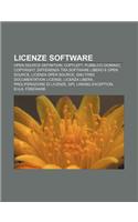 Licenze Software: Open Source Definition, Copyleft, Pubblico Dominio, Copyright, Differenza Tra Software Libero E Open Source